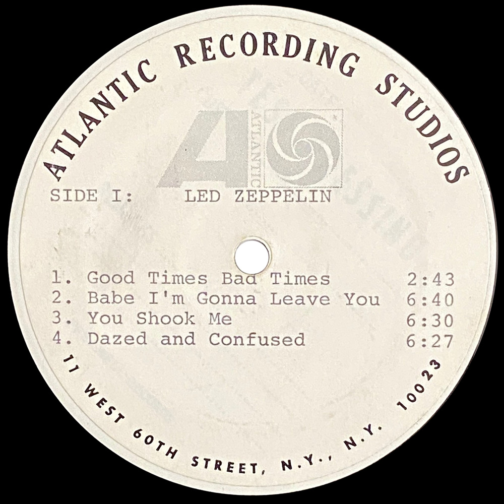 LP <br>Led Zeppelin <br>USA (SD 8216) Promo #2