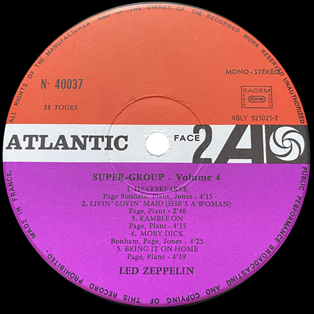 LP <br>Led Zeppelin II <br>France (40037) #1 - Image 4