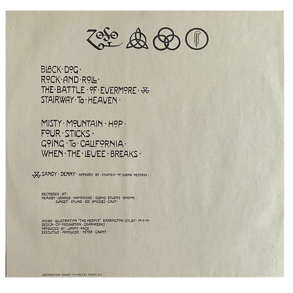 LP <br>Led Zeppelin IV <br>France (50008) - Image 5