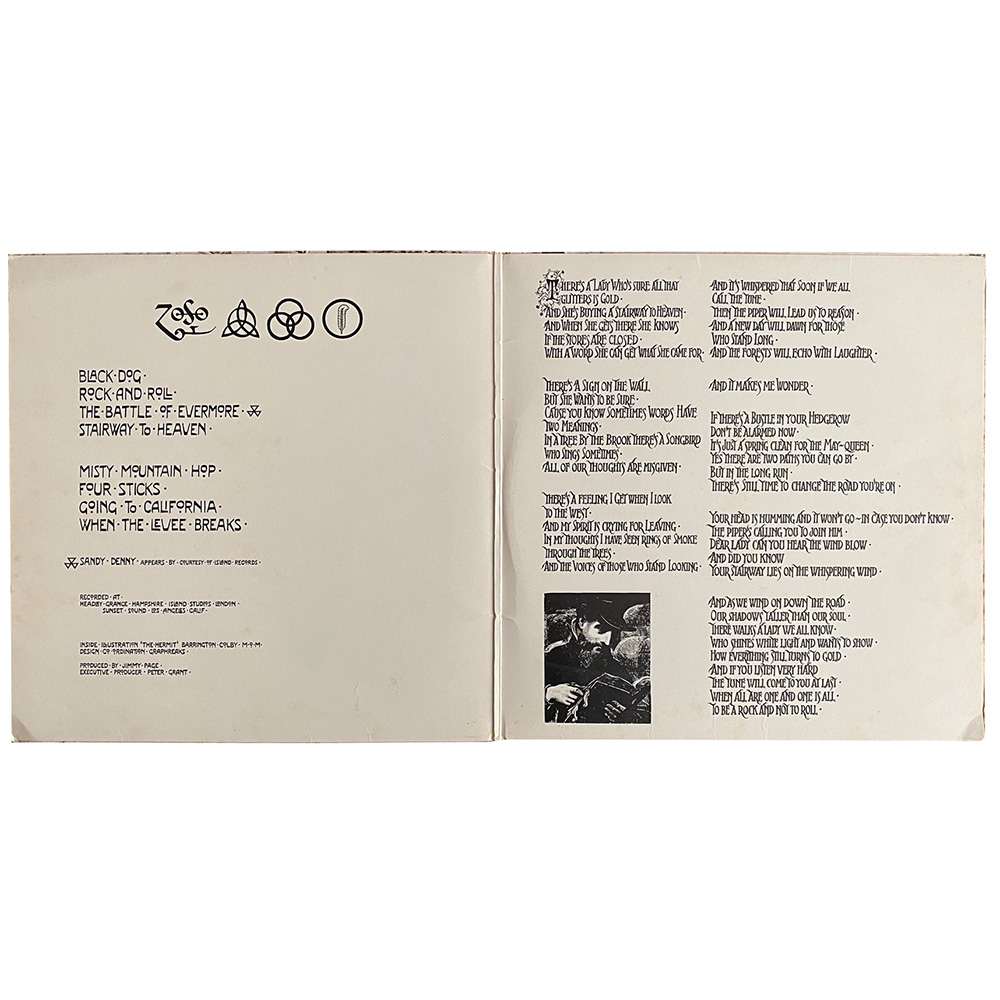 LP <br>Led Zeppelin IV <br>South Africa (SD 7208) #2 - Image 3