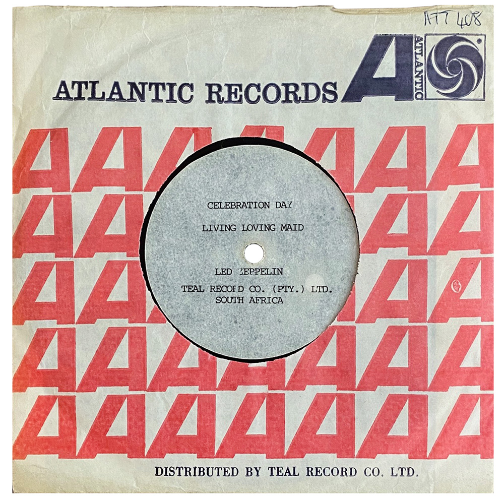 Single <br>South Africa (N/A) <br>Celebration Day / Living Loving Maid (Acetate)