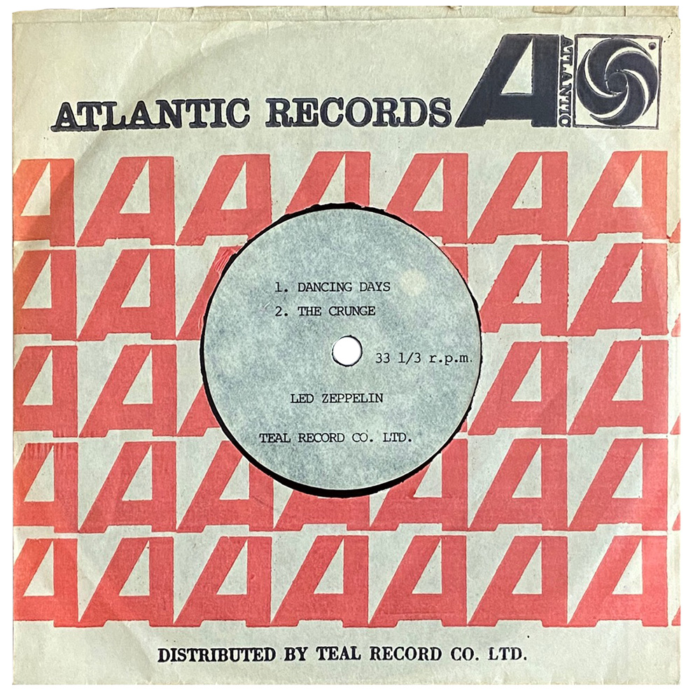Single <br>South Africa (N/A) <br>Dancing Days / The Crunge (Acetate)