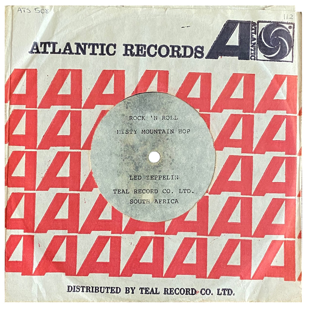 Single <br>South Africa (N/A) <br>Rock and Roll / Misty Mountain Hop (Acetate)