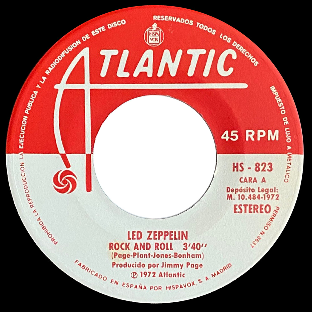 Single <br>Spain (HS-823) <br>Rock and Roll / Four Sticks (Promo) - Image 4