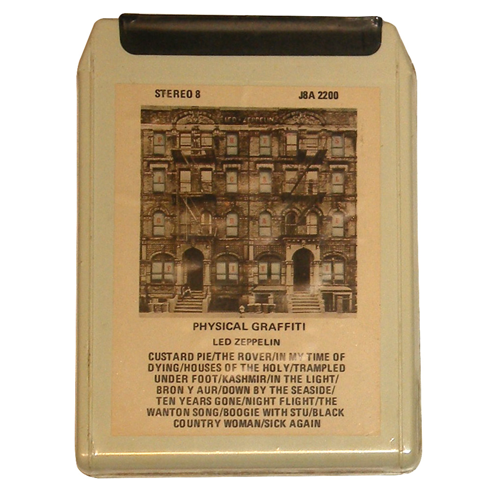 8-Track <br>Physical Graffiti <br>Australia (J8A 2200)