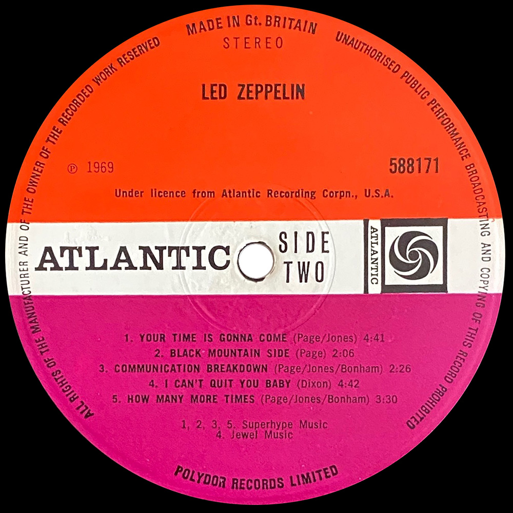 LP <br>Led Zeppelin <br>UK (588171) #03 - Image 4