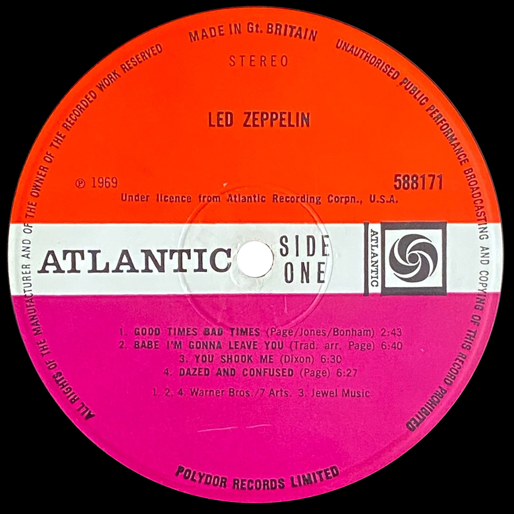 LP <br>Led Zeppelin <br>UK (588171) #07 - Image 3