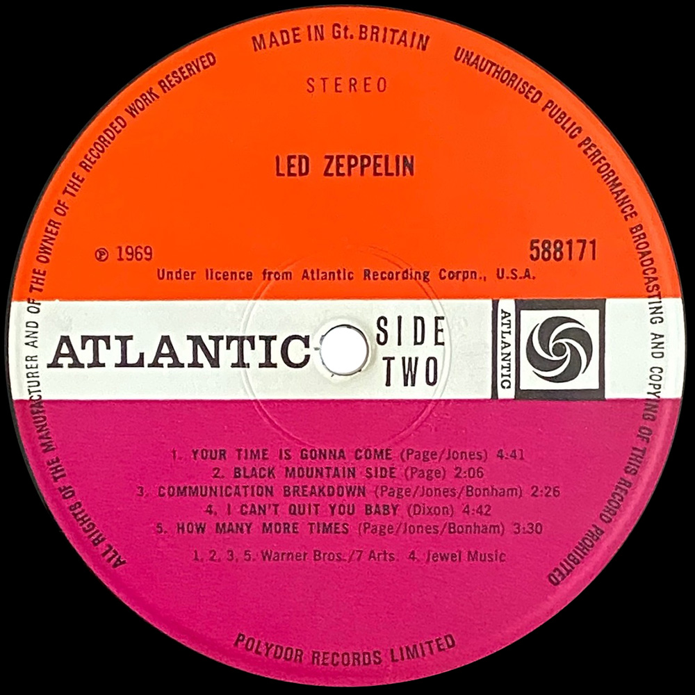 LP <br>Led Zeppelin <br>UK (588171) #08 - Image 4