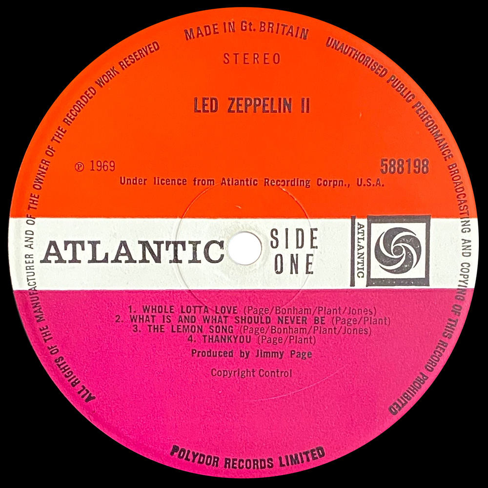 LP <br>Led Zeppelin II <br>UK (588198) #1 - Image 3