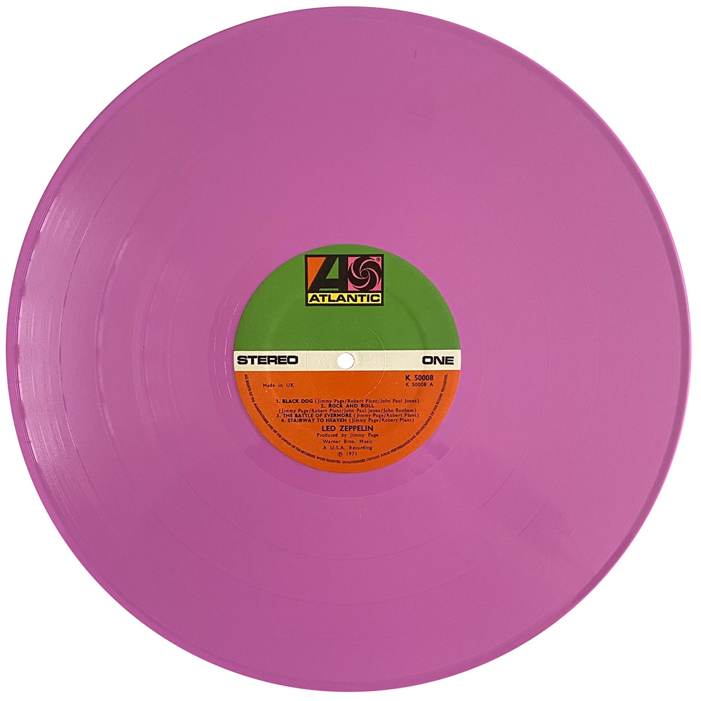 LP <br>Led Zeppelin IV <br>UK, Colored Vinyl (K50008) #2 - Image 5
