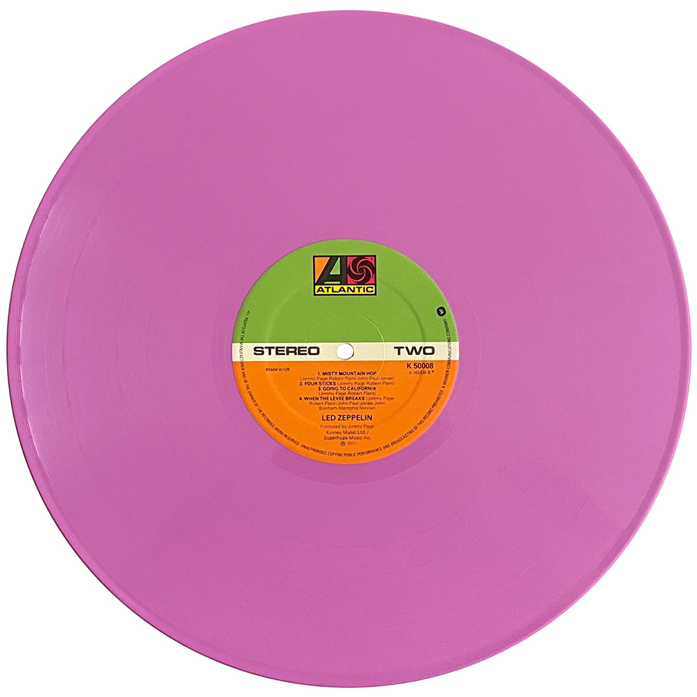 LP <br>Led Zeppelin IV <br>UK, Colored Vinyl (K50008) #2 - Image 6