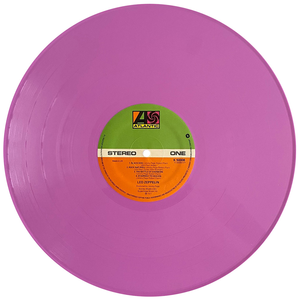 LP <br>Led Zeppelin IV <br>UK, Colored Vinyl (K50008) #4 - Image 6