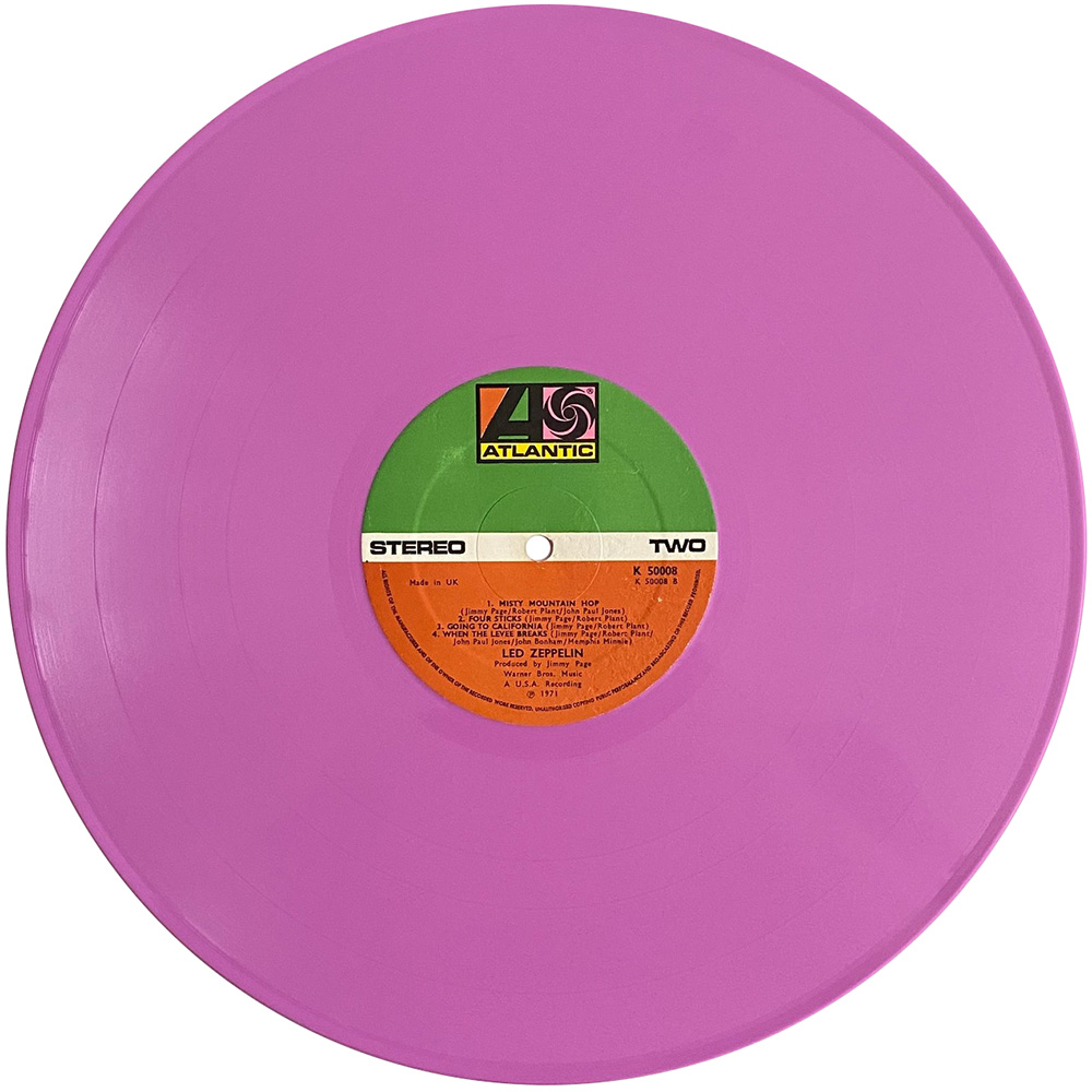 LP <br>Led Zeppelin IV <br>UK, Colored Vinyl (K50008) #4 - Image 5