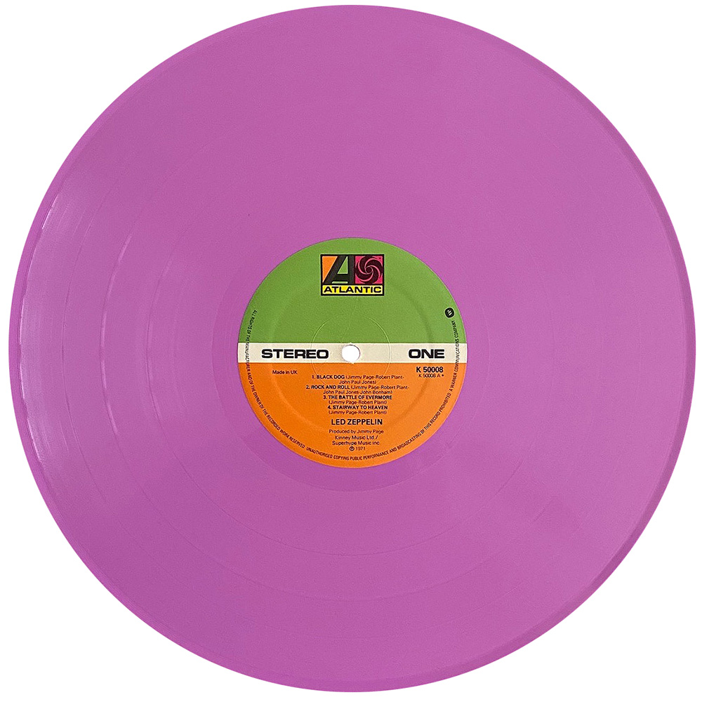 LP <br>Led Zeppelin IV <br>UK, Colored Vinyl (K50008) #5 - Image 5
