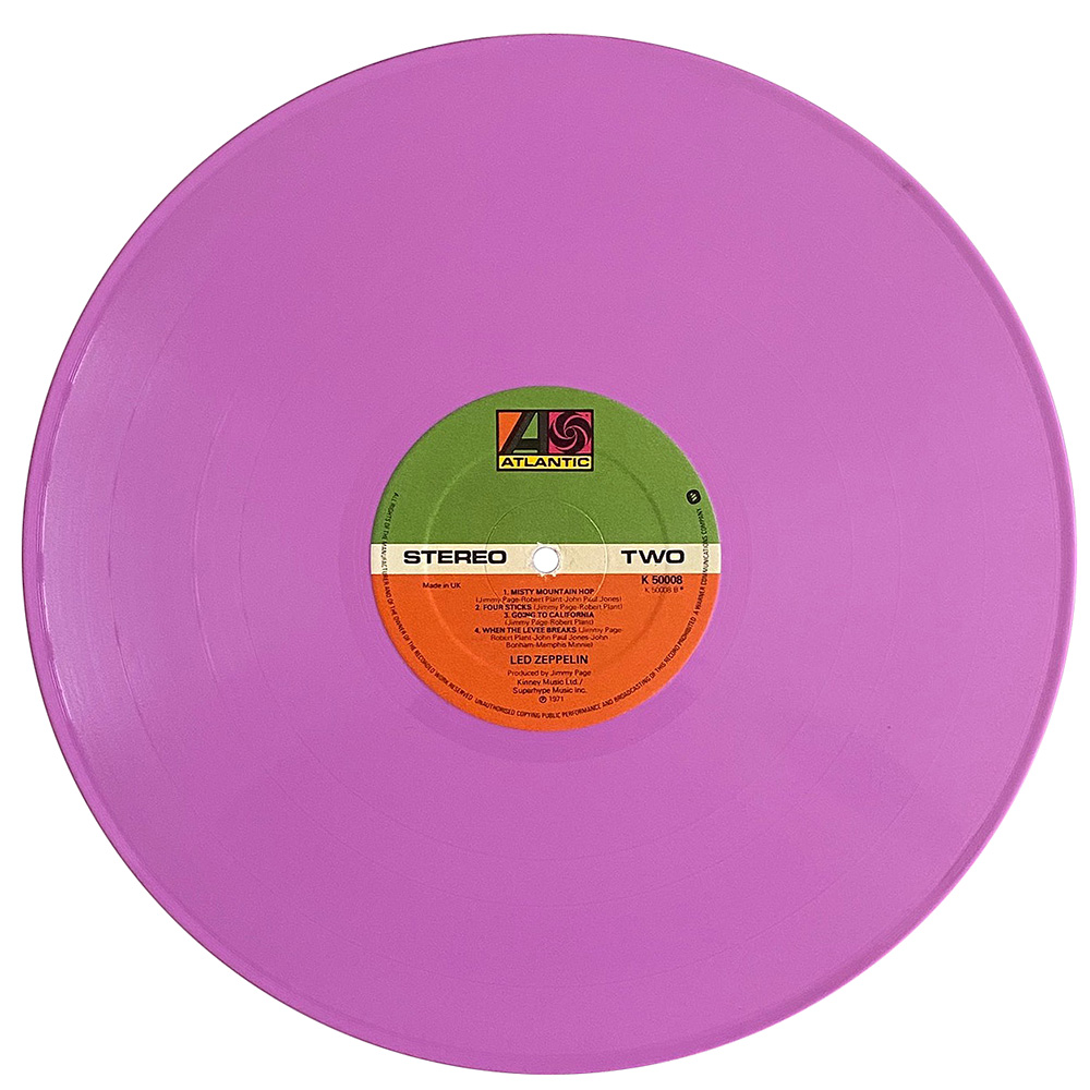 LP <br>Led Zeppelin IV <br>UK, Colored Vinyl (K50008) #5 - Image 6