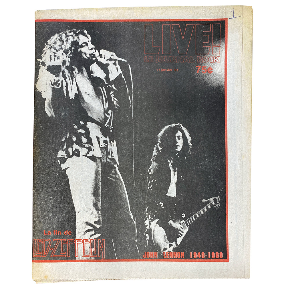 Magazine <br>LIVE! Le Jornal Rock (1981)
