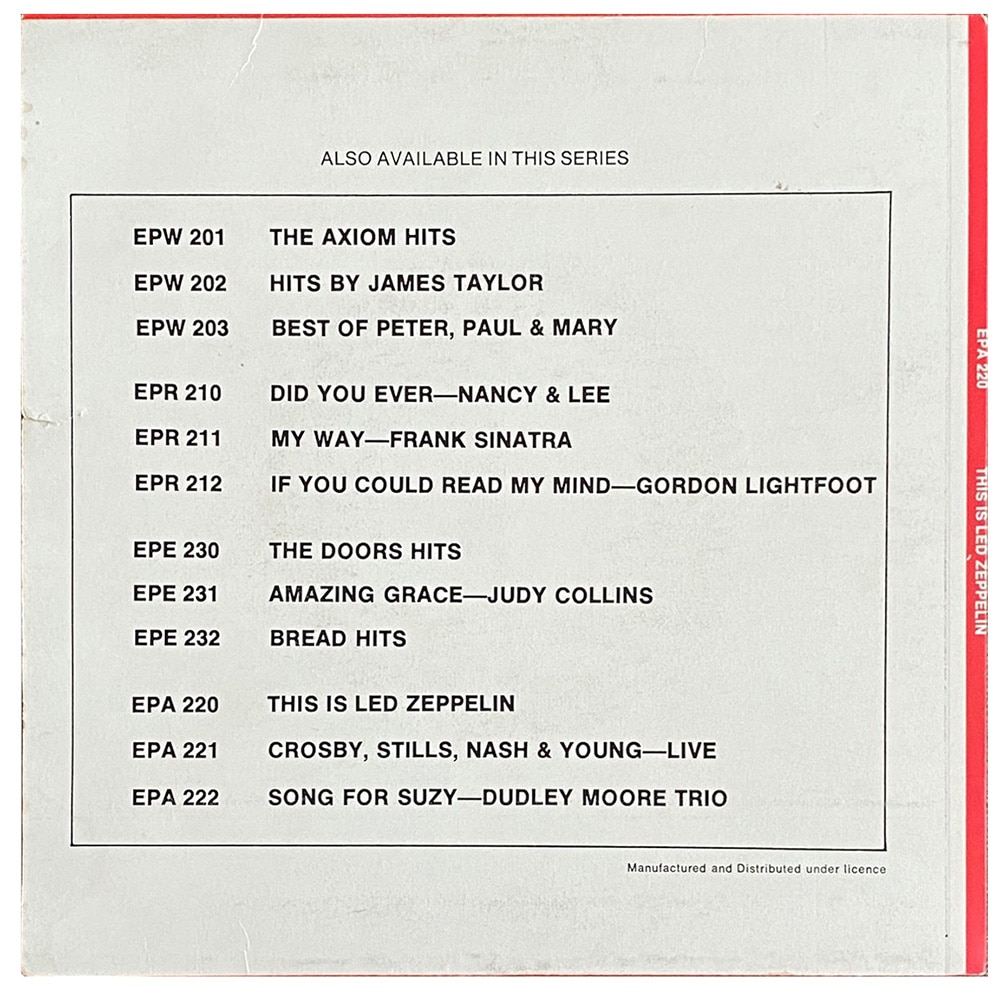 Single <br>Australia (EPA-220) <br>This is Led Zeppelin (#4) - Image 2