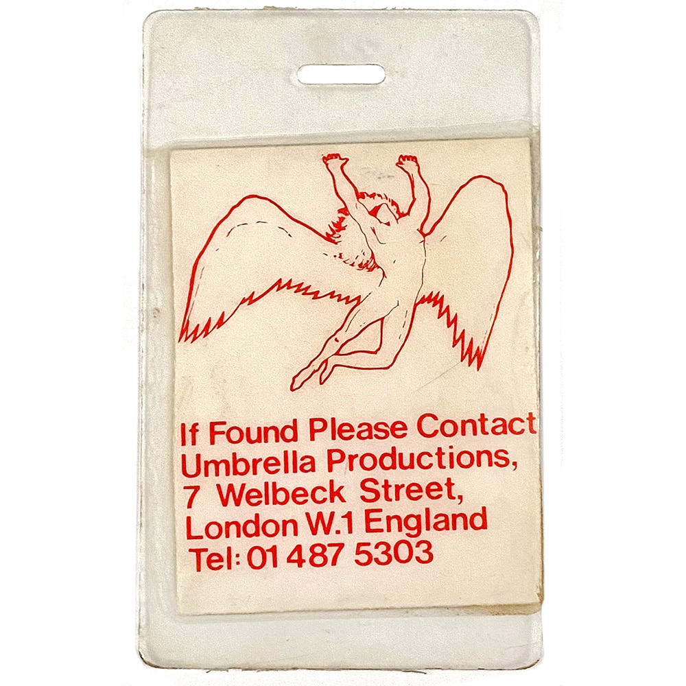 Luggage Tag (1980) <br>Swan Song, #19 (UK) - Image 2