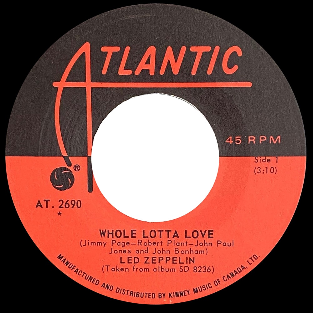 Single <br>Canada (AT. 2690) <br>Whole Lotta Love / Living Loving Maid (#5) - Image 2