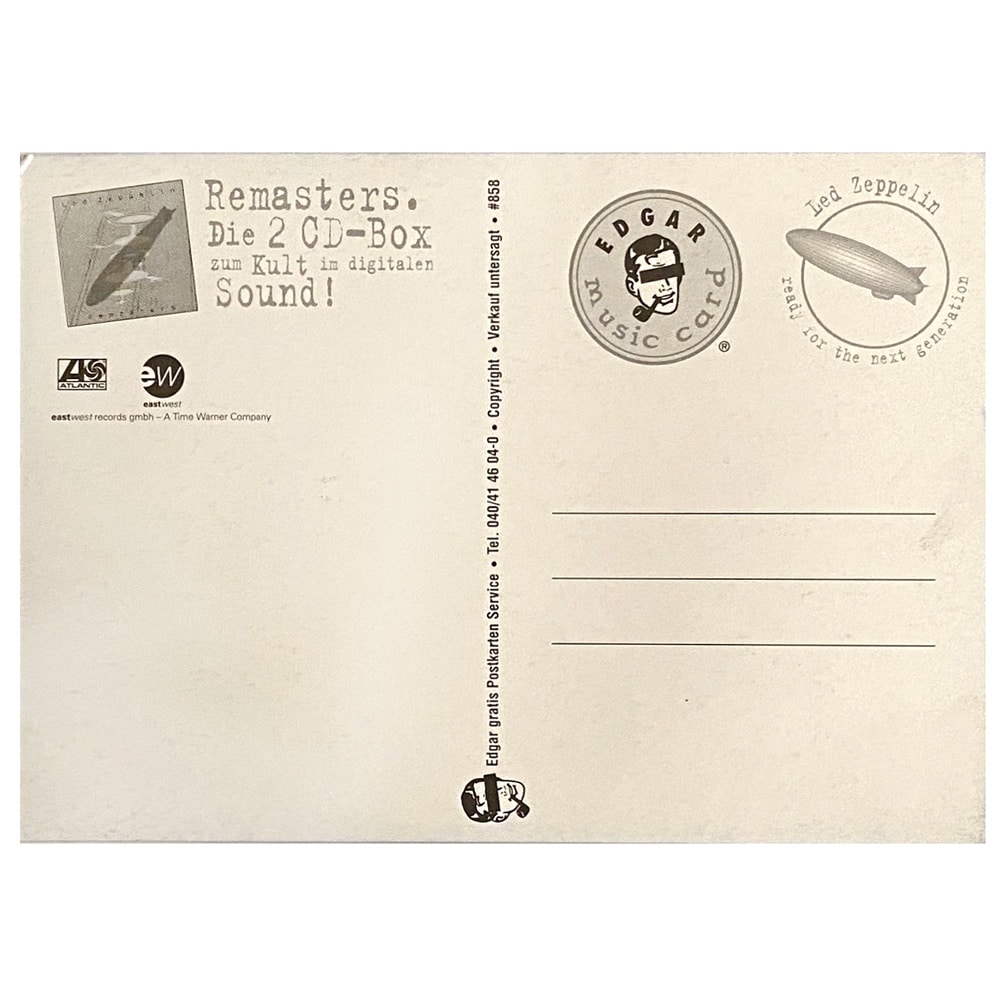 Remasters <br>Postcard, #2 (Germany) - Image 2