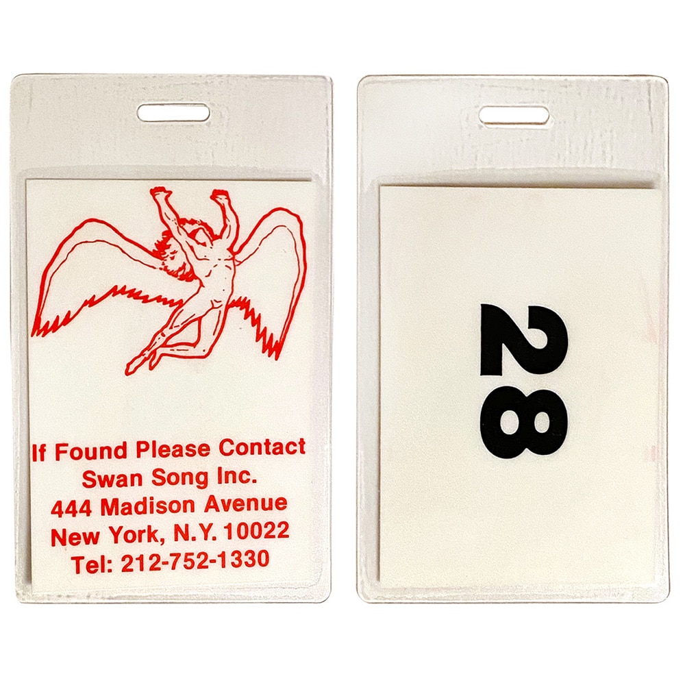 Luggage Tag (1980) <br>Swan Song, #28 (US)