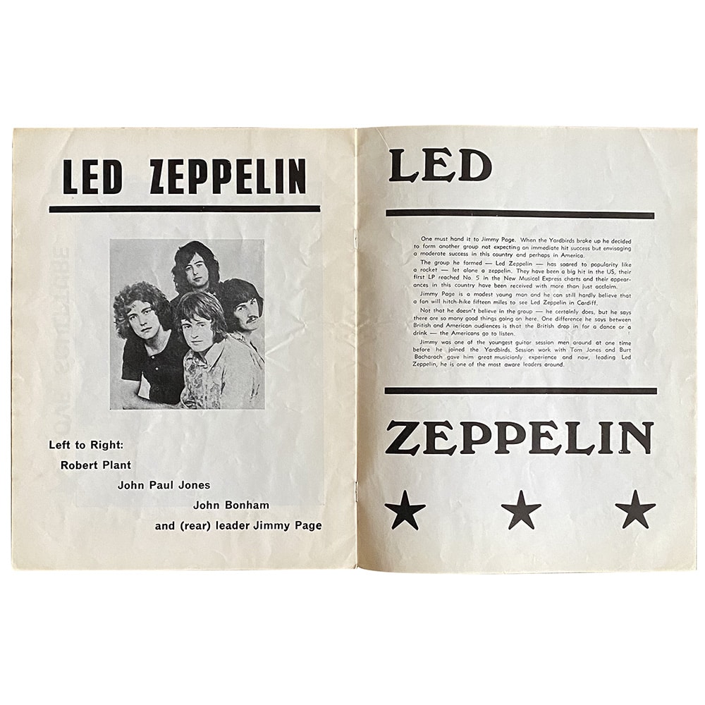Program <br>1969-1970 <br>UK Tour - Image 2