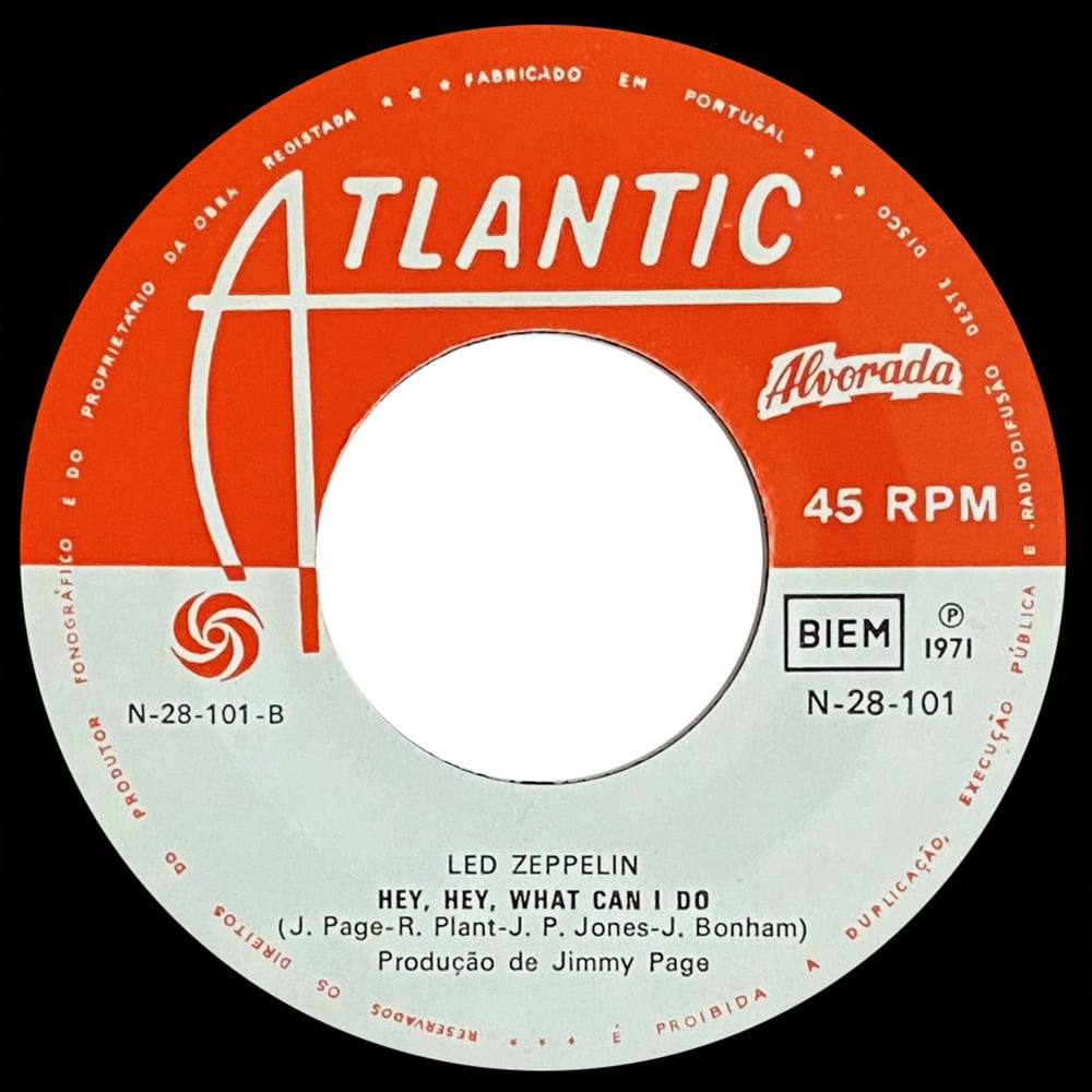 Single <br>Portugal (N-28-101) <br>Immigrant Song / Hey, Hey, What Can I Do (#1) - Image 4