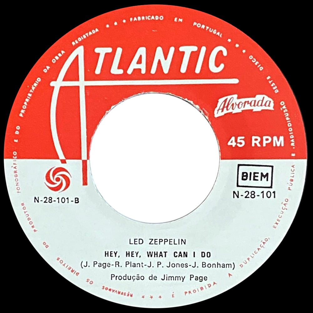 Single <br>Portugal (N-28-101) <br>Immigrant Song / Hey, Hey, What Can I Do (#4) - Image 4