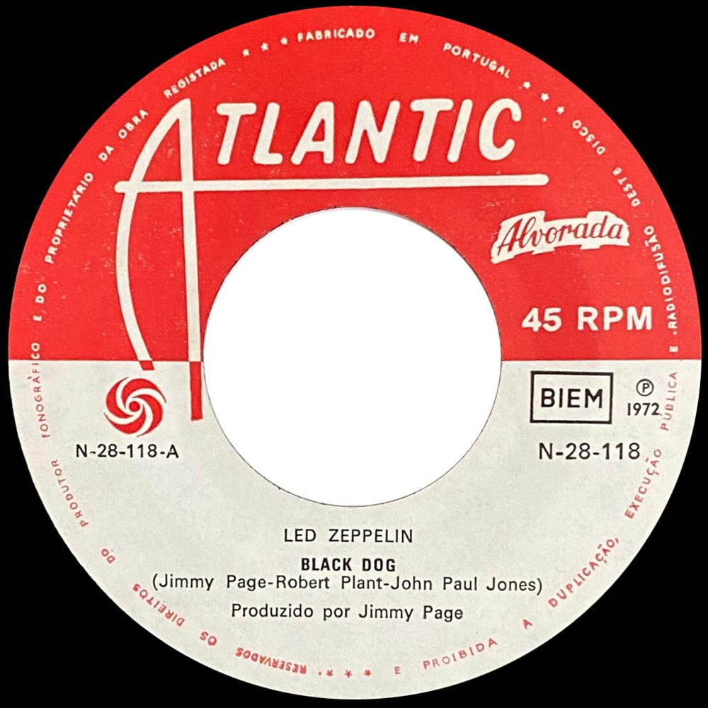 Single <br>Portugal (N-28-118) <br>Black Dog / Misty Mountain Hop (#4) - Image 3