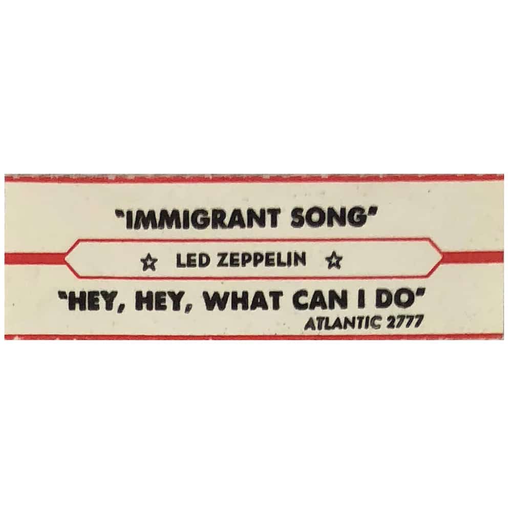 Immigrant Song (1970) <br>Jukebox Strips (USA) - Image 2