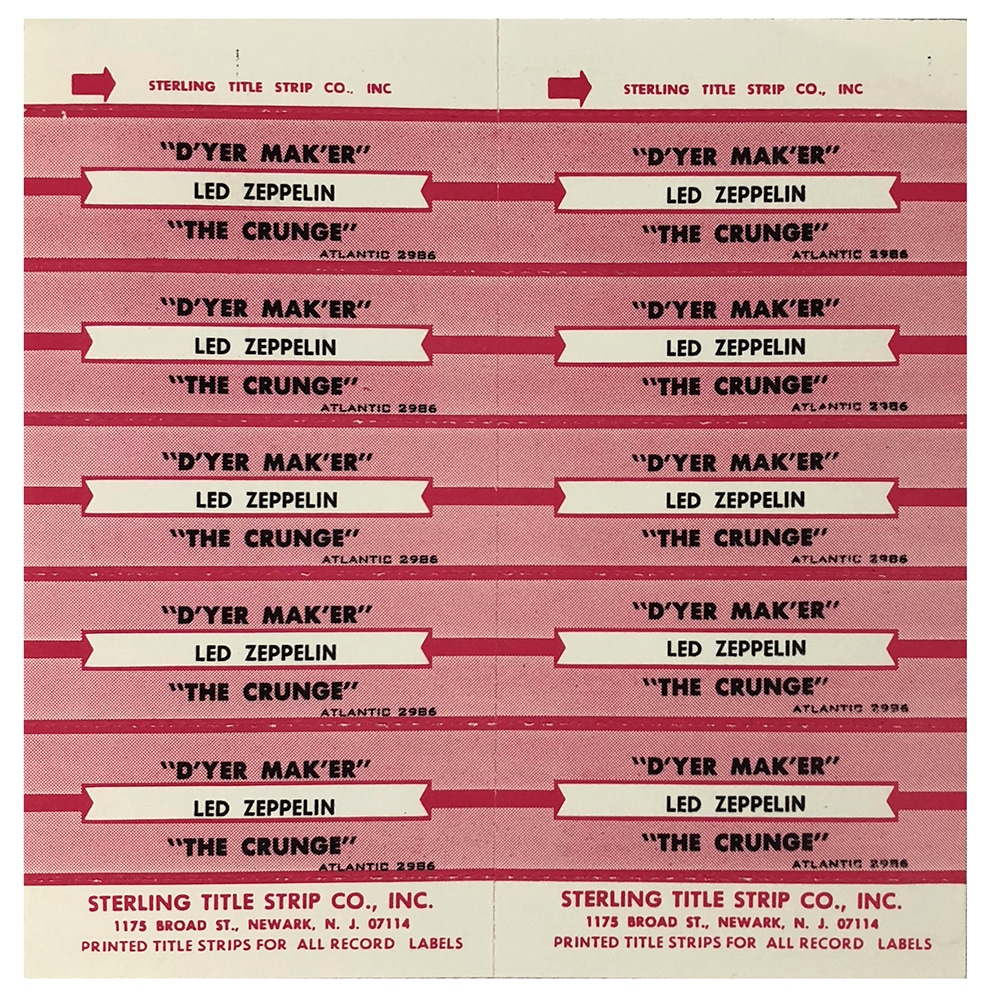 D'yer Mak'er (1973) <br>Jukebox Strips (USA) - Image 3