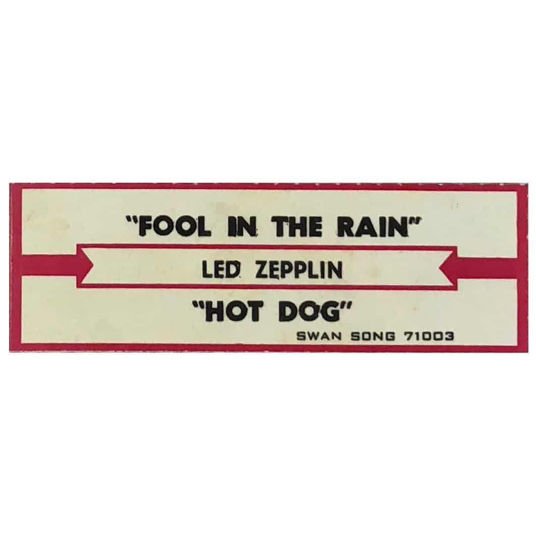 Fool In The Rain (1979) <br>Jukebox Strip (USA)