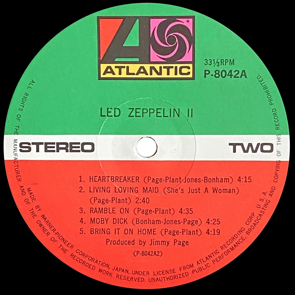 LP <br>Led Zeppelin II <br>Japan (P–8042A) #4 - Image 4