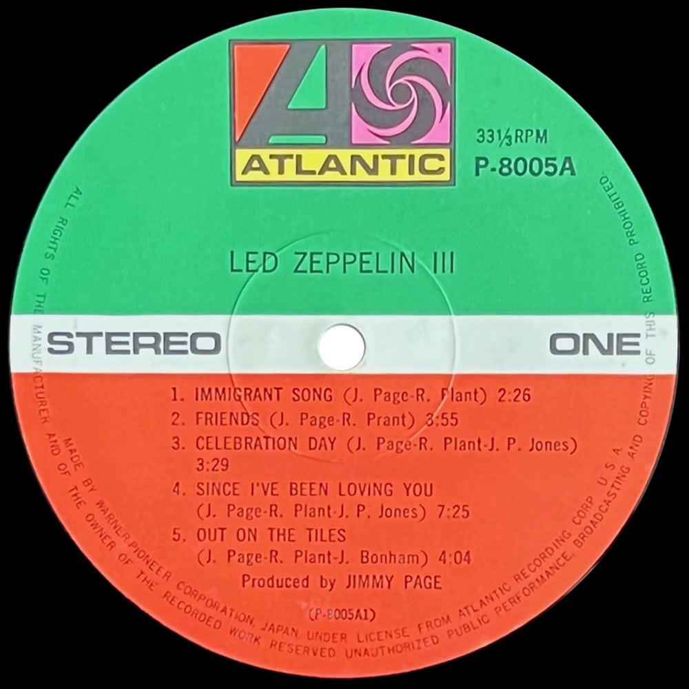 LP <br>Led Zeppelin III <br>Japan (P-8005A) #5 - Image 11