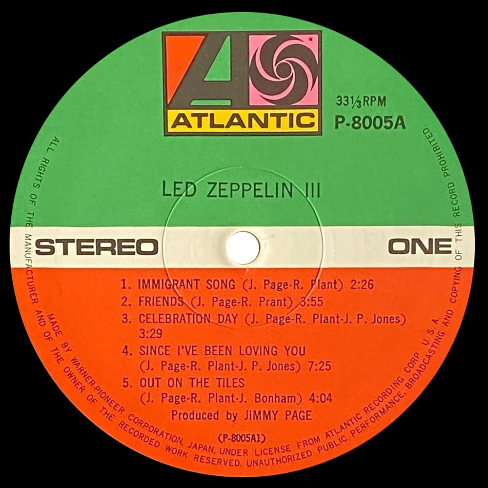 LP <br>Led Zeppelin III <br>Japan (P-8005A) #4 - Image 3