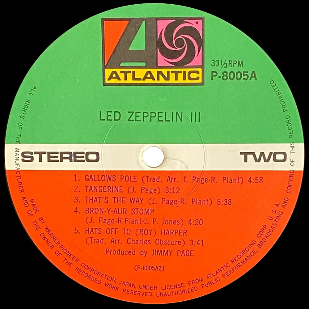 LP <br>Led Zeppelin III <br>Japan (P-8005A) #4 - Image 4
