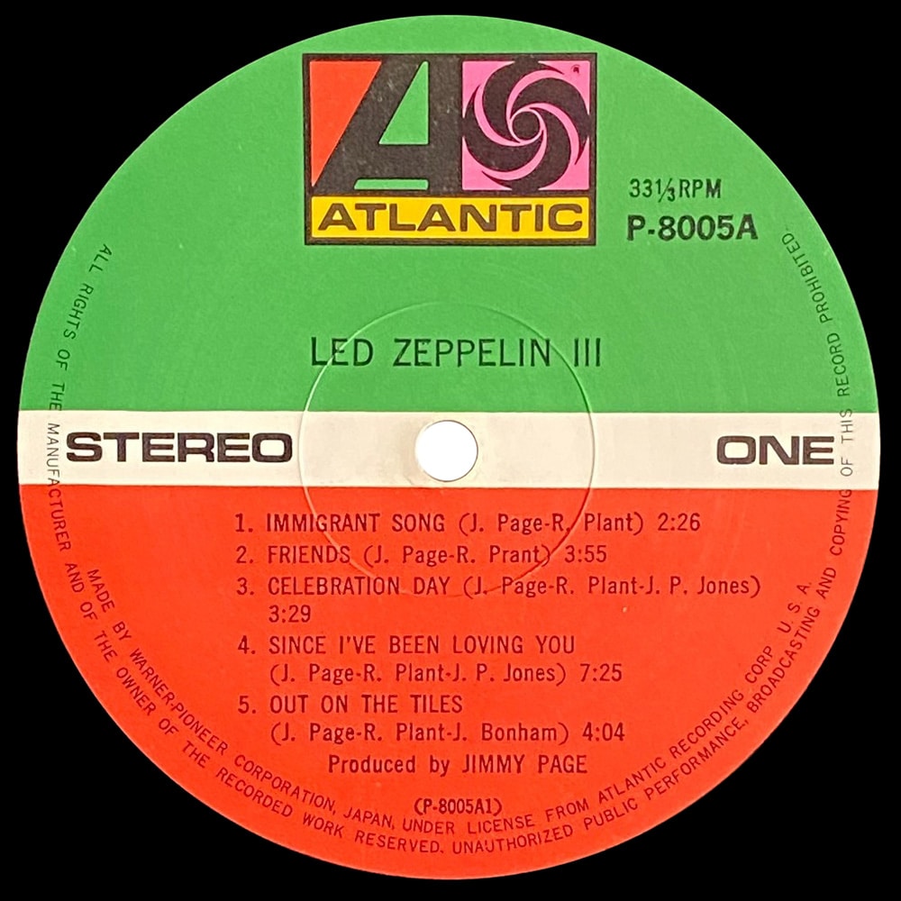 LP <br>Led Zeppelin III <br>Japan (P-8005A) #5 - Image 4