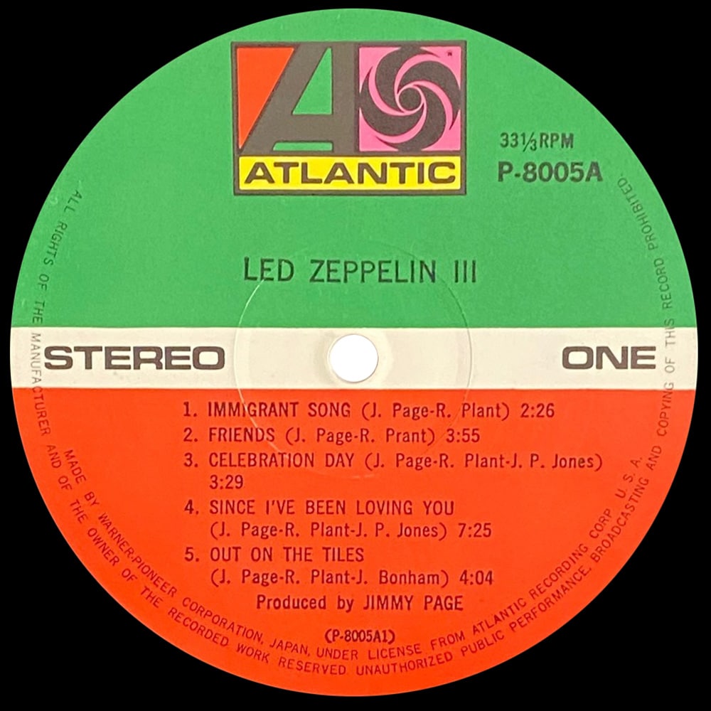 LP <br>Led Zeppelin III <br>Japan (P-8005A) #6 - Image 4