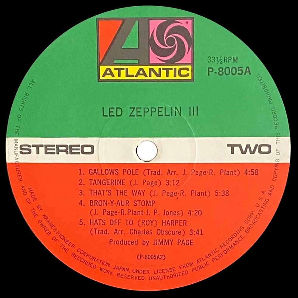 LP <br>Led Zeppelin III <br>Japan (P-8005A) #6 - Image 5