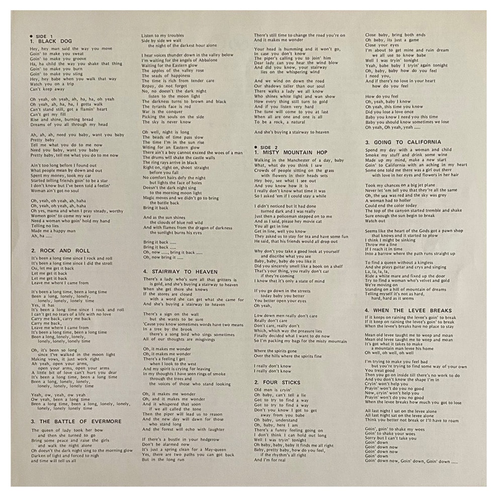 LP <br>Led Zeppelin IV <br>Japan (P-10125A) #2 - Image 9