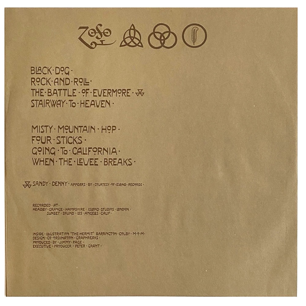 LP <br>Led Zeppelin IV <br>Japan (P-8166A) #1 - Image 6