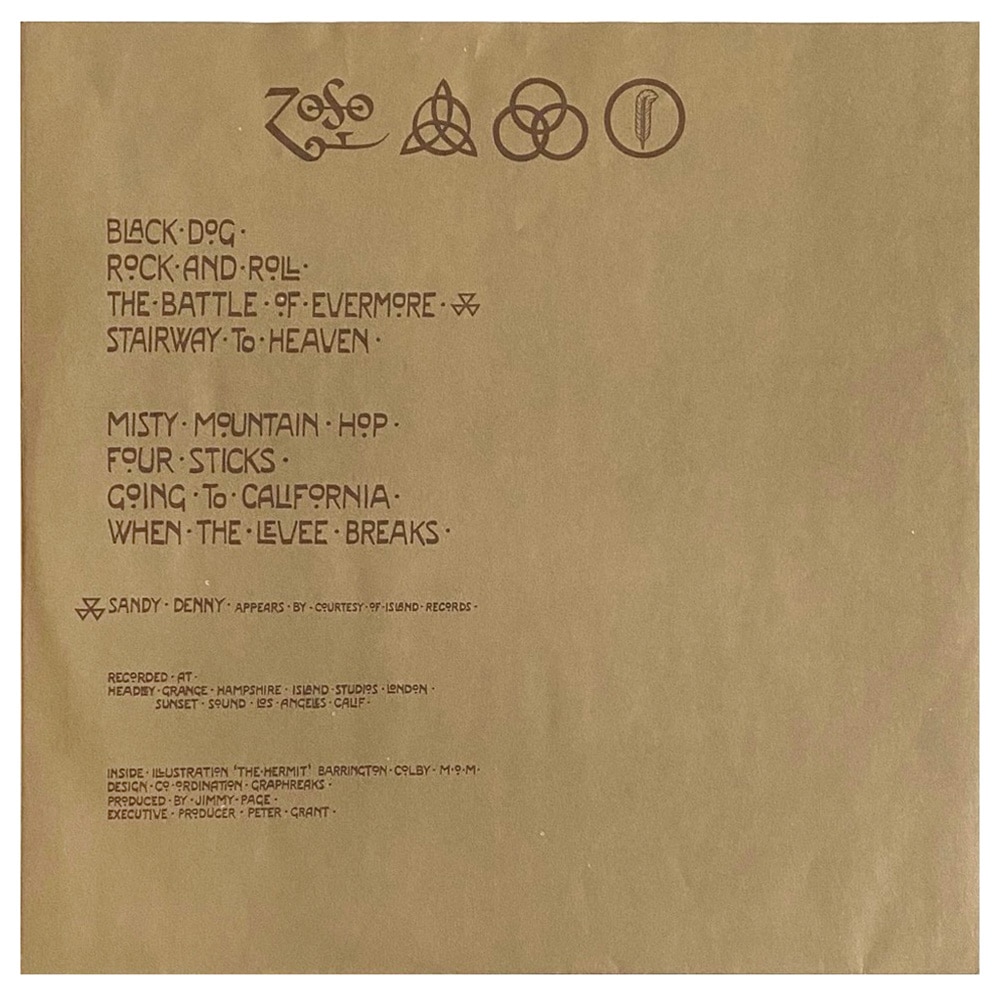 LP <br>Led Zeppelin IV <br>Japan (P-8166A) #3 - Image 6