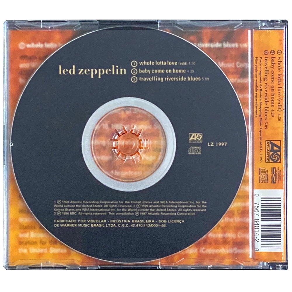 Whole Lotta Love CD <br>Brazil <br>(7567 84014-2) Promo - Image 2