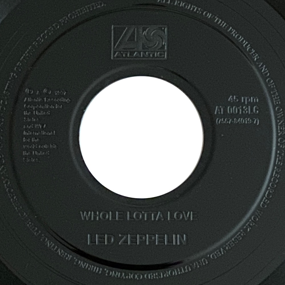 Whole Lotta Love CD <br>UK <br>(A4014) 7", Promo Jukebox