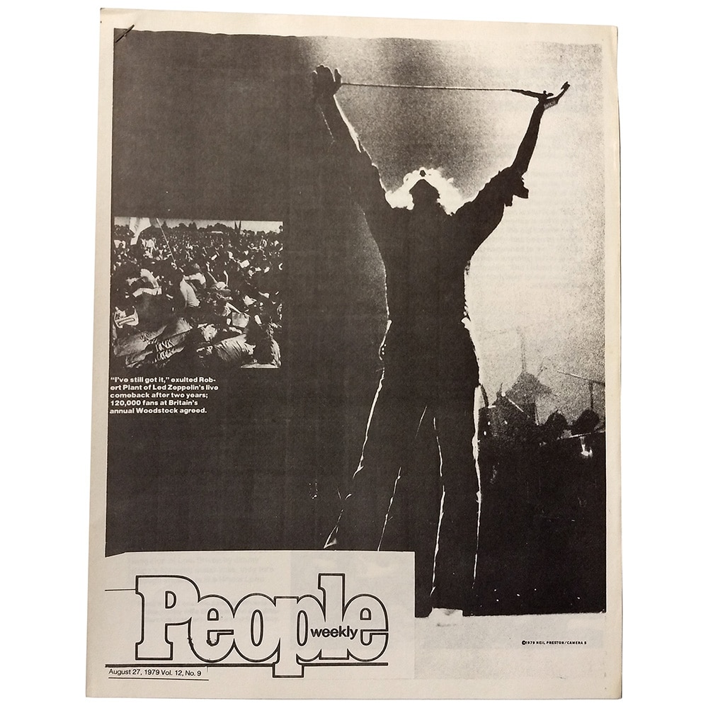 In Through The Out Door (1980) <br>Press Release Folder (UK) - Image 3