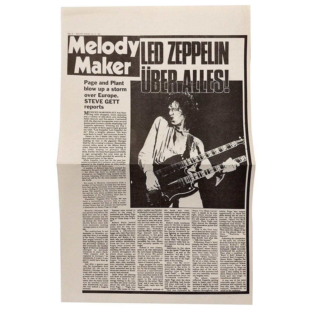 In Through The Out Door (1980) <br>Press Release Folder (UK) - Image 11
