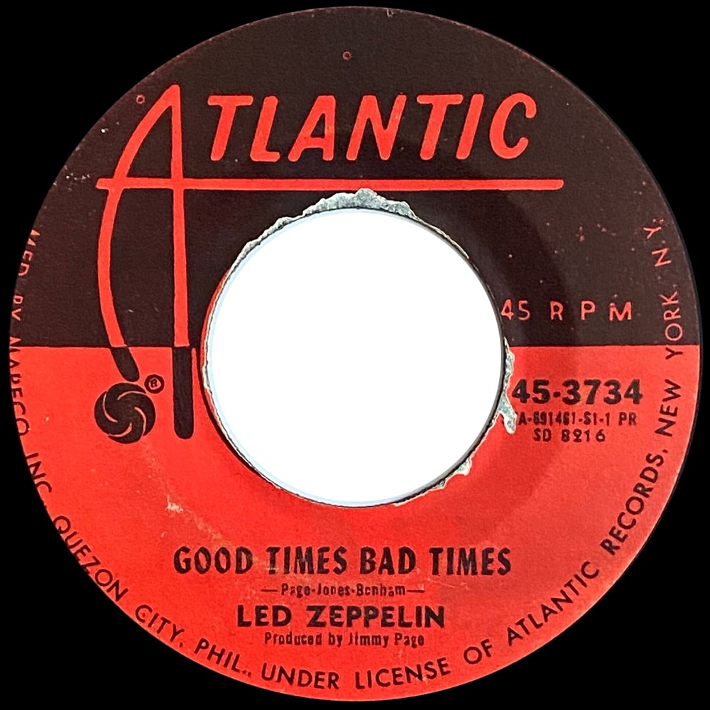 Single <br>Philippines (45-3734) <br>Good Times, Bad Times / Communication Breakdown (#2) - Image 2