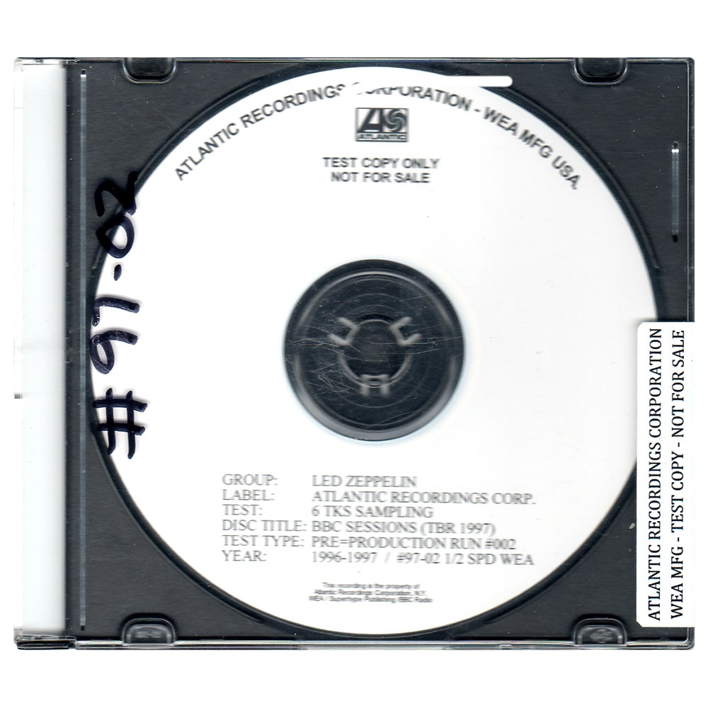 BBC Sessions <br>CD, Test Copy (USA) - Image 2
