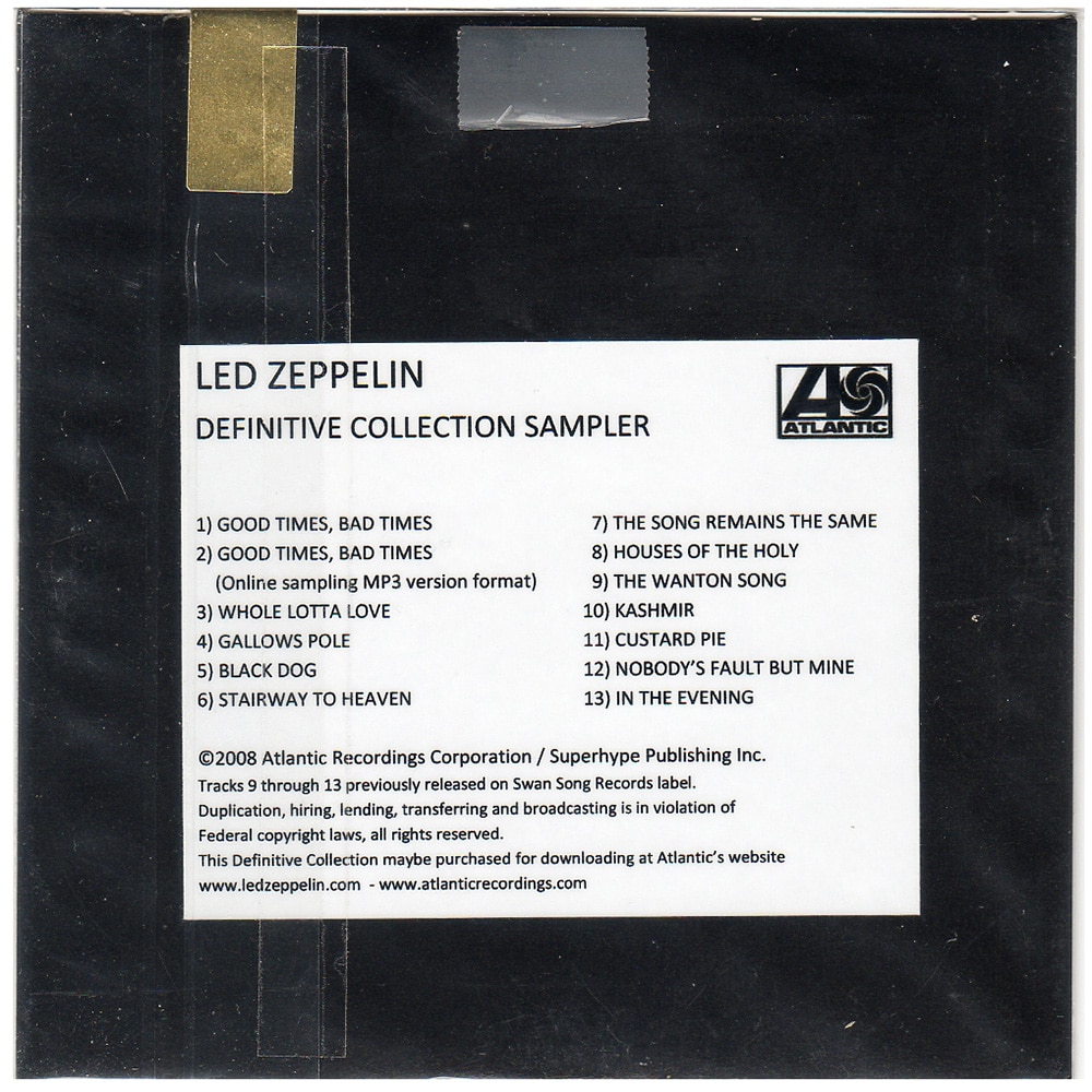 Definitive Collection <br>CD Sampler (2008) #3 - Image 2