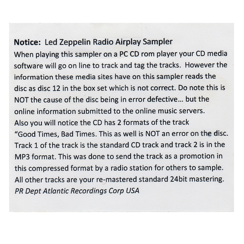 Definitive Collection <br>CD Sampler (2008) #3 - Image 3